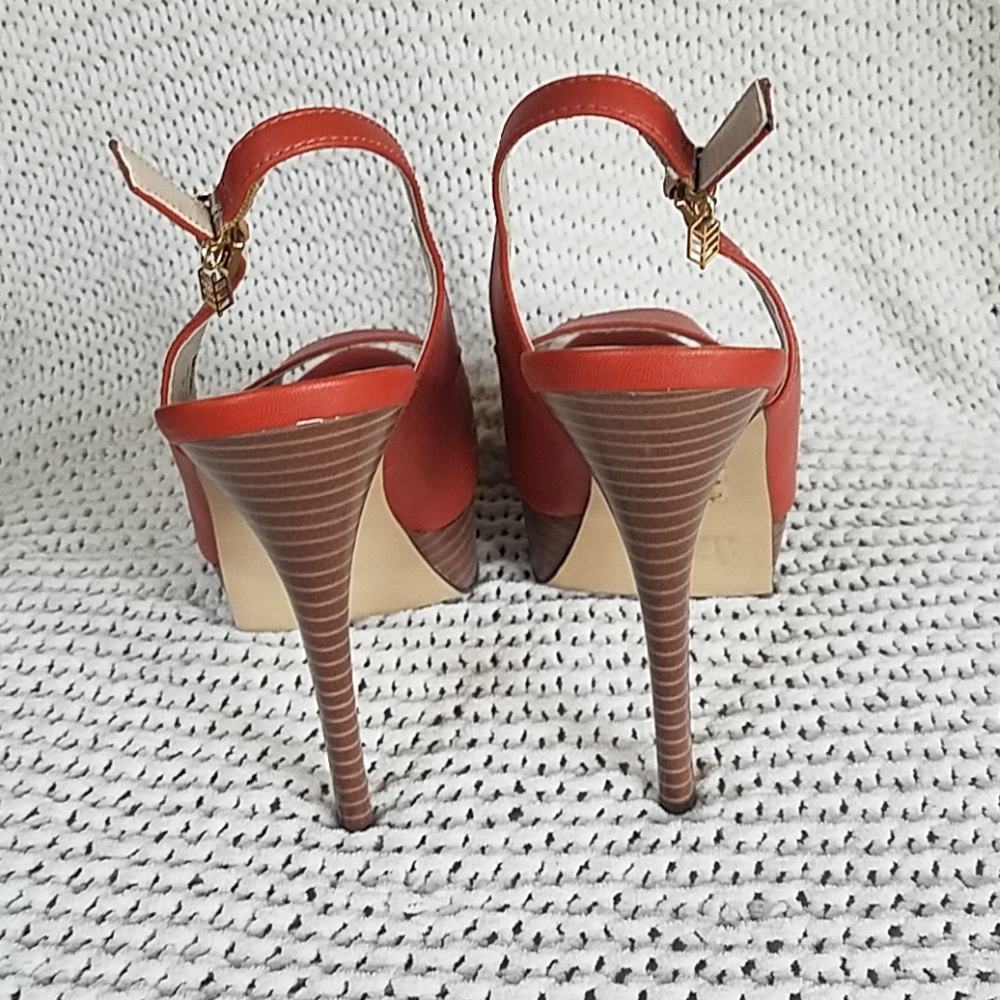 Call Spring Platform Slip Back Heels Size 8 - Picture 3 of 5
